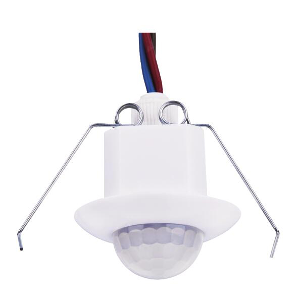 Mini recessed flush ceiling mounted PIR motion sensor (PS-SS91)