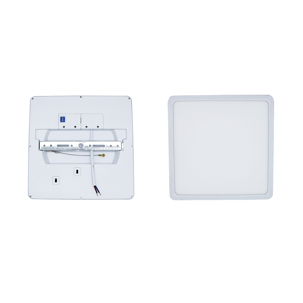 Power and 3CCT Adjustable Microwave Sensor Square Ceiling Light 18W 24W (PS-ML84L-18W-DCT)